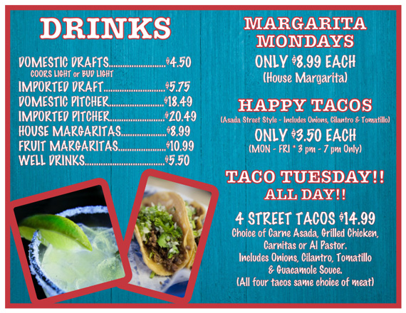 Happy Hour Menu